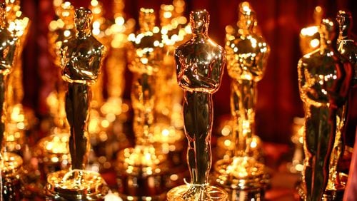 HOLLYWOOD, CA - FEBRUARY 22: A general view of Oscar Statuettes backstage during the 87th Annual Academy Awards at Dolby Theatre on February 22, 2015 in Hollywood, California. (Photo by Christopher Polk/Getty Images)
