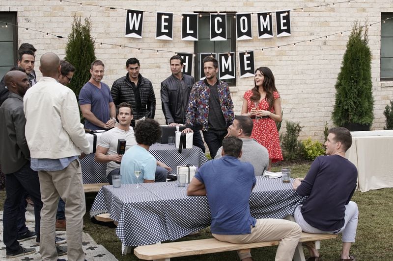LABOR OF LOVE: L-R: Stewart Gill, Keith Reams, Alan Santini, Kyle Klinger, Gary Malec, Tali Raphaely, Jason Christopher Smith, Mario Calderon, Walker Posey, Trent Broach, Phillip Michael Jacques, Matt Kaye, Kristy Katzmann and Marcus Lehman in the "15 First Dates" series premiere episode of LABOR OF LOVE, airing Thursday, May 21 (9:00-10:00 PM ET/PT) on FOX. © 2020 FOX MEDIA LLC. Cr: Jace Downs.