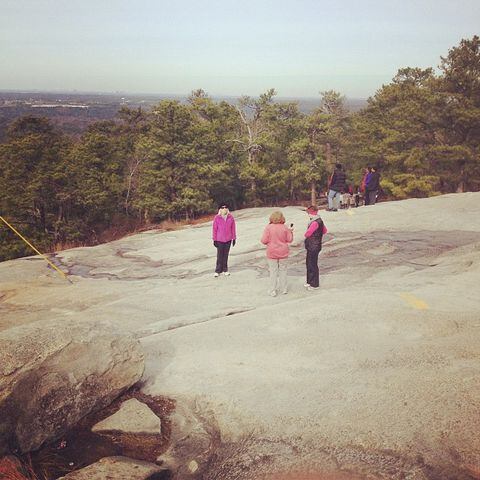 @margiebowen climbs Stone Mountain for the 500th time
