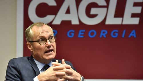 Lt. Gov. Casey Cagle talks in April about his plans to run for governor in 2018 HYOSUB SHIN / HSHIN@AJC.COM