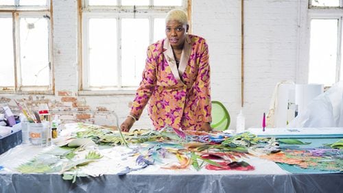 Ebony G. Patterson, a multi-media artist based in Kingston, Jamaica and Chicago, has been awarded the Driskell Prize, the High Museum announced Monday. Photo: courtesy High Museum of Art