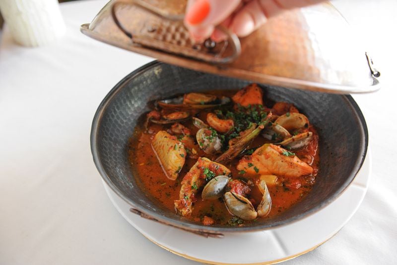 Cataplana- seafood stew from Emidio's. (Beckysteinphotography.com)