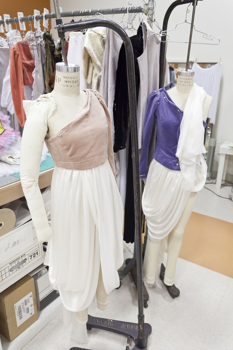 Costumes from the past 20 years are housed at the Atlanta Ballet offices on Marietta Boulevard that will be open to the public as part of the 14th Phoenix Flies celebration. CONTRIBUTED BY KIM KENNEY