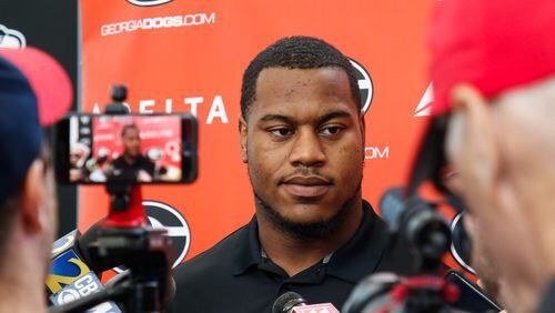Georgia defensive end Jonathan said the Georgia defensive line will be intent on getting to Missouri quarterback Drew Lock.