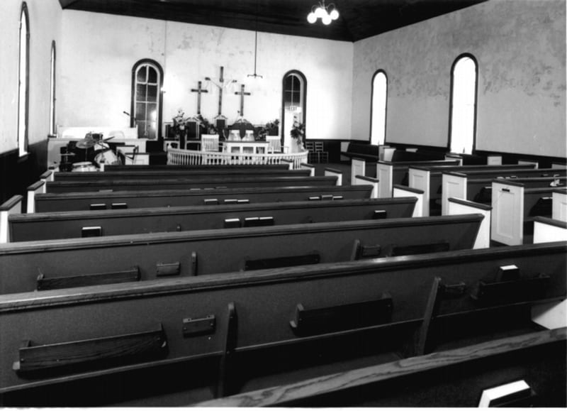 A look at the inside of Bethel AME in Acworth from when it was added to the National Register of Historic Places in 2002.
