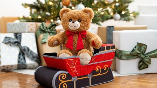 Kids can customize teddy bears and other plush toys online and pick up in-store at Build-A-Bear Workshop.
(Courtesy of Build-A-Bear Workshop)