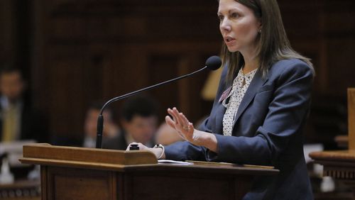 State Rep. Stacey Evans, D - Smyrna, in a 2017 file photo. BOB ANDRES /BANDRES@AJC.COM