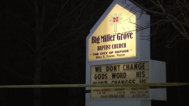 DeKalb County police are investigating after a shooting left a teen dead near Big Miller Grove Missionary Baptist Church. (Credit: Channel 2 Action News)