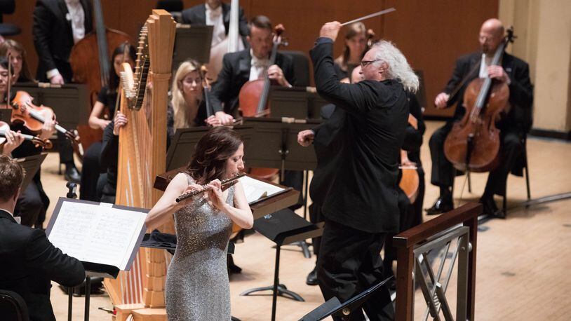 Principal guest conductor Donald Runnicles leads the Atlanta Symphony Orchestra and soloist Christina Smith May 30, 2019 at Symphony Hall.