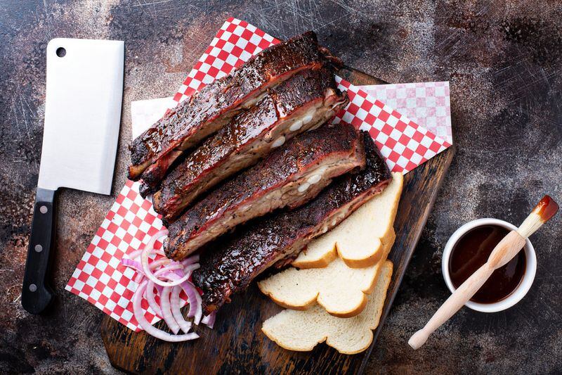 Food from Hattie Marie's Texas Style BBQ & Cajun Kitchen.