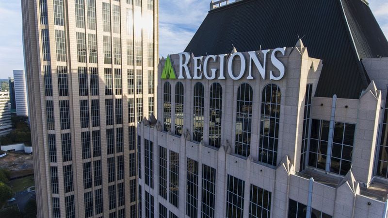 1180 West Peachtree Street, also konwn as Regions Plaza, was sold in 2017 for $176 million. It’s appraised value for tax purposes was $60.45 million. JUSTIN CRATE/CHANNEL 2 ACTION NEWS