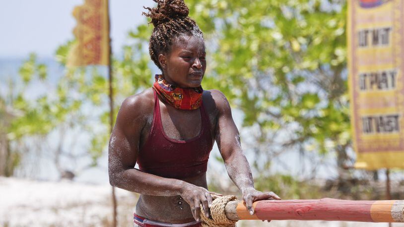 "Signed, Sealed and Delivered" -- Cydney Gillon during the fourth episode of SURVIVOR KAOH: RONG -- Brains vs. Brawn vs. Beauty. The show airs, Wednesday, March 9 (8:00-9:00 PM, ET/PT) on the CBS Television Network. Photo: Monty Brinton /CBS Entertainment ÃÂ©2016 CBS Broadcasting, Inc. All Rights. Reserved. Photo: Robert Voets/CBS Entertainment ÃÂ©2016 CBS Broadcasting, Inc. All Rights Reserved.