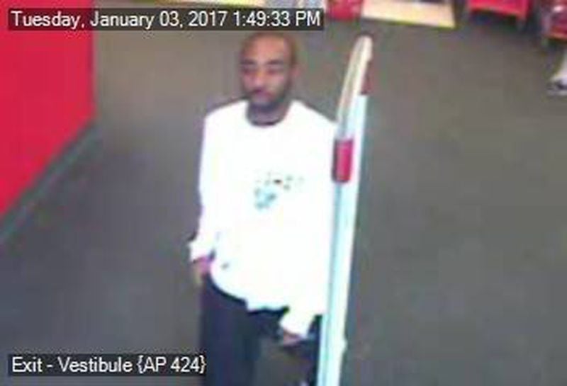 A man is accused of stealing a credit card from a gas station in Roswell. 