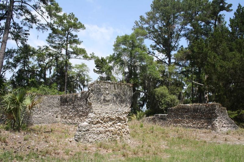Sapelo Island Chocolate Plantation ruins: Tabby ruins sit on what was once the Chocolate Plantation dating from the early 1800s. It’s believed there were as many as nine tabby “duplexes” for the slaves who worked the plantation for various owners until the Civil War. (Jeanne Cyriaque)