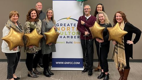 The Greater North Fulton Chamber celebrates receiving 5 Star Accreditation from the U.S. Chamber of Commerce. (Courtesy Greater North Fulton Chamber)
