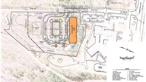 Braselton will hold a public hearing on a proposed 40-unit, age restricted, apartment community at the intersection of Spouts Spring Road and Thompson Mill Road. (Courtesy Town of Braselton)