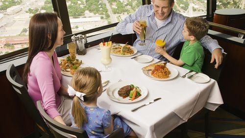 Having children doesn't mean you can't eat at a restaurant. The key is training your kids early, so they know how to conduct themselves and what to expect.