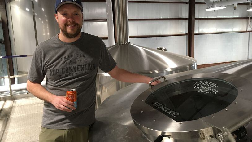 Creature Comforts brewmaster and co-founder Adam Beauchamp. Credit : Bob Townsend