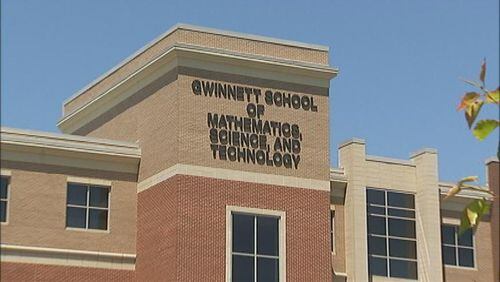 Students at the Gwinnett School of Mathematics, Science and Technology finished top in ACT scores.