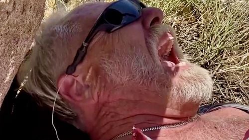 A California man hiking alone in Joshua Tree National Park has been rescued after spending nearly two days stranded in the desert with a broken leg, according to news reports. Robert Ringo of La Quinta got stuck in the wilderness last Thursday and began recording video of himself on the ground and yelling for help as temperatures reached nearly 100 degrees throughout the ordeal. “I never got to the point where I thought, I’m not going to make it. I just had a confidence and a faith,” Ringo said, according to KESQ News Channel 3.