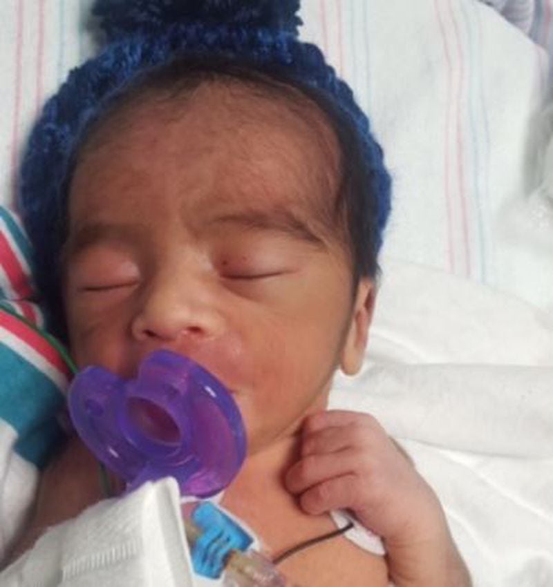 Chamblee police say this newborn boy was left at a clinic.