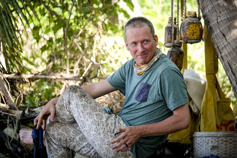 "It Smells Like Success" - Ron Clark on the premiere of SURVIVOR: Edge of Extinction, Wednesday, Feb. 20 (8:00- 9:00 PM, ET/PT) on the CBS Television Network. Timothy Kuratek/CBS Entertainment ©2018 CBS Broadcasting, Inc. All Rights Reserved.