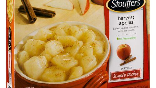 Stouffer’s Harvest Apples, now discontinued, teamed baked apples with cinnamon for a quick and easy microwaveable side dish.