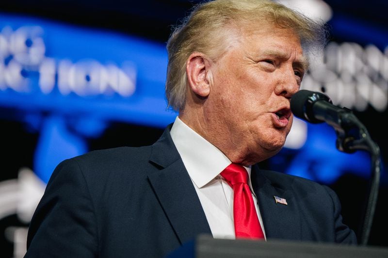 Fulton County investigators continue to dig as they try to determine whether then-President Donald Trump violated state laws by trying to overturn the results in Georgia for the presidential election. (Brandon Bell/Getty Images/TNS)