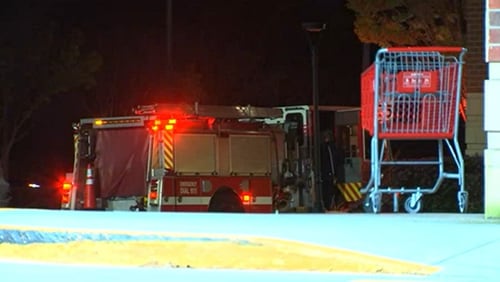An intentional fire was set Tuesday at a Target location in metro Atlanta.