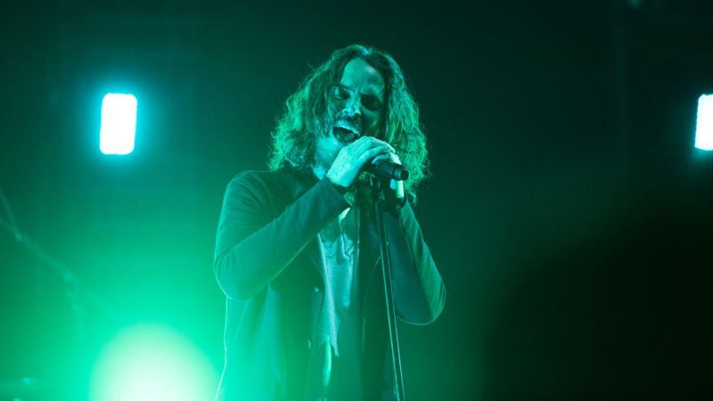 ATLANTA, GA - MAY 03:  Chris Cornell of Soundgarden performs on stage at Fox Theater on May 3, 2017 in Atlanta, Georgia.  (Photo by Paul R. Giunta/Getty Images)