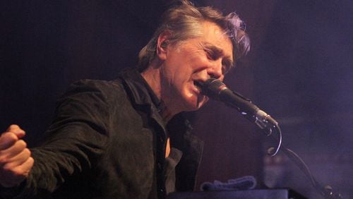 Bryan Ferry unleashes some passion at the Tabernacle on Tuesday. Photo: Melissa Ruggieri/AJC