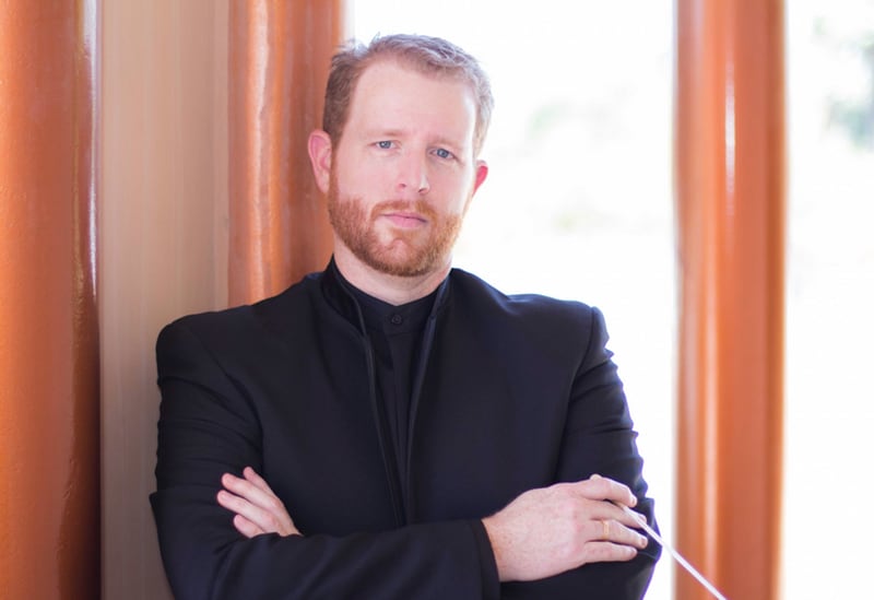 Guest conductor Timothy Verville is one of three candidates for the role of maestro with the Georgia Symphony Orchestra, and will perform with the ensemble this season.
