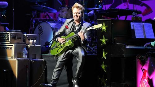 The Brian Setzer Orchestra performed in 2015 at a sold-out Cobb Energy Centre in Atlanta as part of its annual Christmas Rocks concert. Fans were treated to a rousing night of Stray Cats and holiday standards with the 3-time Grammy winner's swing and rockabilly interpretations. Robb D. Cohen/ RobbsPhotos.com