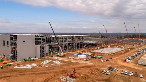 The $2.6 billion SK Innovation battery plant under construction on the outskirts of Commerce is transforming a region once reliant on the fading textile industry.
