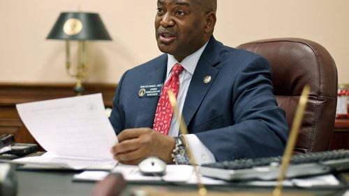 Sen. Emanuel Jones, D-Decatur, sponsored Senate Bill 152 to encourage schools to send students to alternative education programs rather than suspend or expel them. The House Education Committee approved the bill Monday in a 9-6 vote.