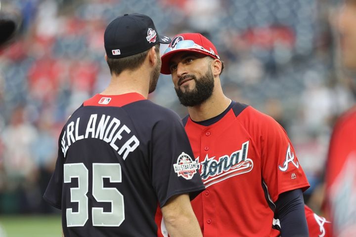 Photos: Braves looking sharp at the All-Star game