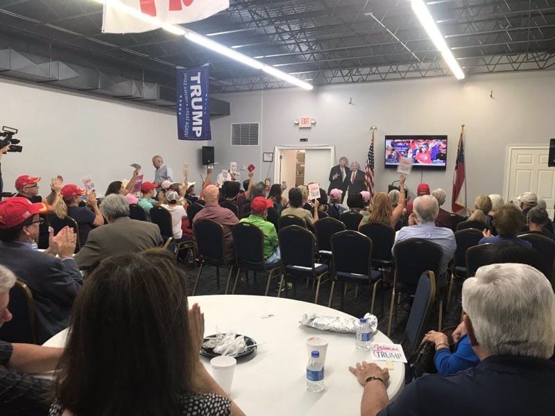 An image from another Trump watch party in Georgia. AJC/special