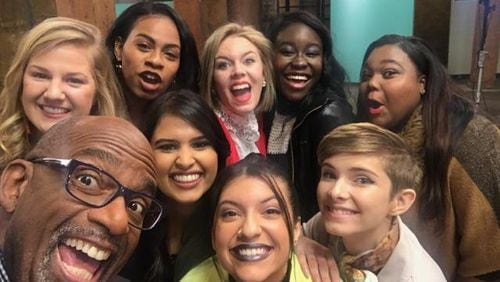 Al Roker, an executive producer for 'Girl Starter," took a selfie with the cast that ended up on the first episode of the show, which debuted April 28, 2017 on TLC. CREDIT: TLC