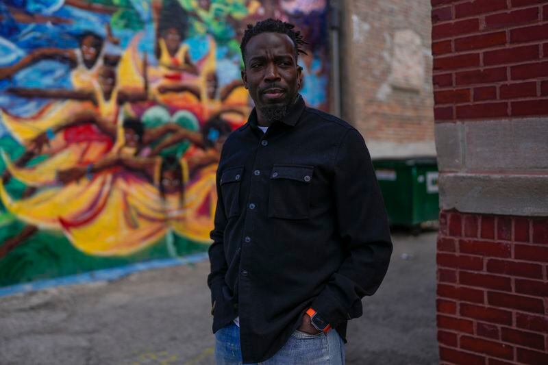 Richard Wallace, founder and director of Equity and Transformation, poses for a portrait at the Westside Justice Center, Friday, March 29, 2024, in Chicago. (AP Photo/Erin Hooley)