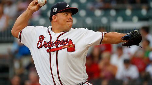 Bartolo Colon, pictured in the first inning Monday night, gave up eight runs in 3 2/3 innings against the Phillies to raise his majors-worst ERA to 7.78. He was placed on the disabled list Tuesday. (Photo by Kevin C. Cox/Getty Images)