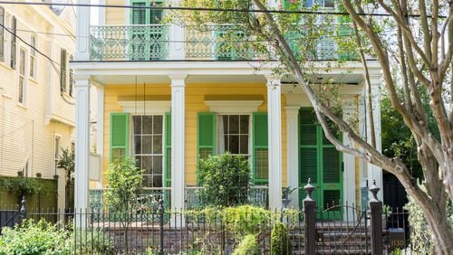 New Orleans’ Garden District is famous for its historic homes, such as this residence on Nashville Avenue.