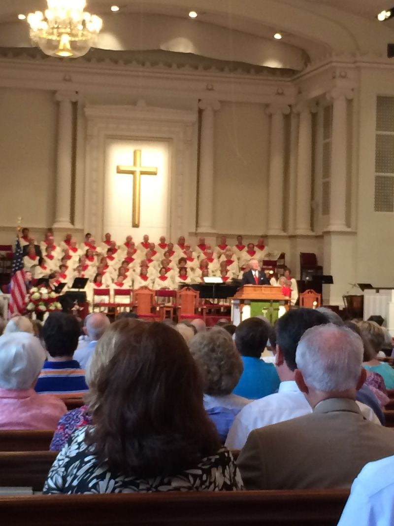 A look inside Gainesville’s First Baptist Church Greg Bluestein/gbluestein@ajc.com
