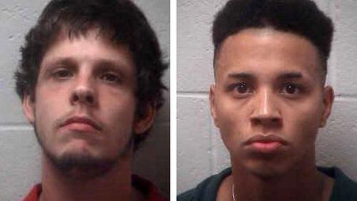 Henry County District attorney is seeking the death penalty against Jacob Cole Kosky, left, and Matthew Baker Jr. who are charged with killing four young people at a party last fall at a home in a remote part of the county.