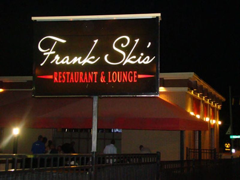 The sign outside of Frank Ski's soon after it opened. CREDIT: Rodney Ho/rho@ajc.com