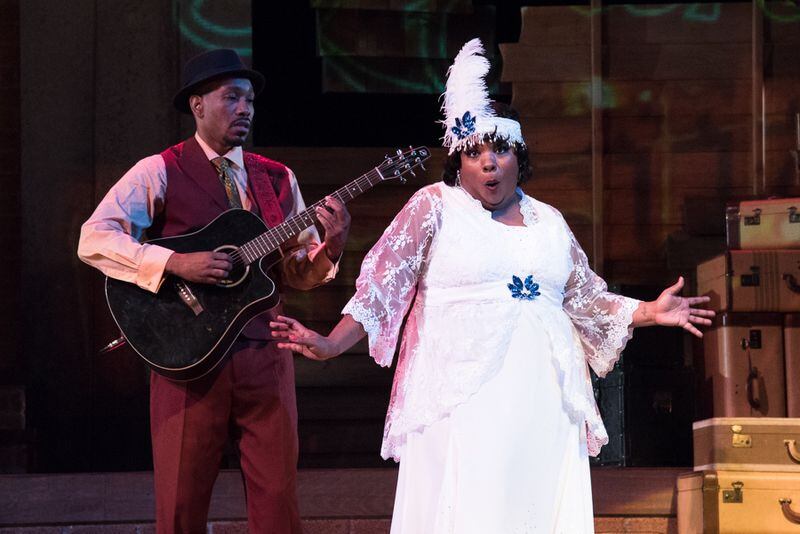 Anthony David and Maiesha McQueen in "Chasin' Dem Blues" at True Colors Theatre. CONTRIBUTED BY JOSH LAMKIN
