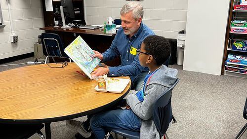 Jim Charanis has been reading aloud to students on an almost weekly basis for 25 years.