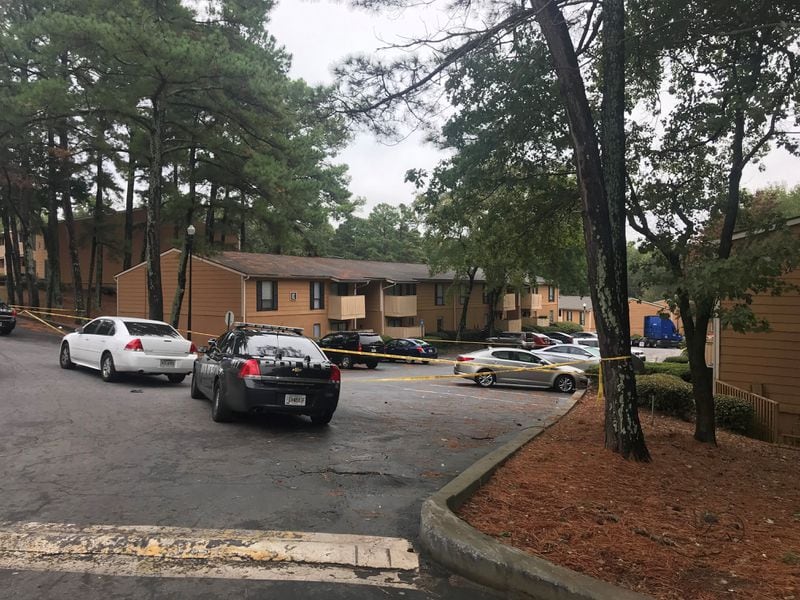 Witnesses told police there was a verbal dispute at the Aspen Woods Apartments on Flat Shoals Road before someone started shooting Oct. 20. 