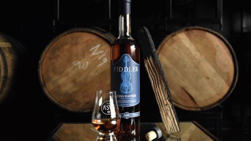 ASW Distillery's Fiddler Bourbon using charred staves of Georgia white oak. Photo courtesy of ASW Distillery