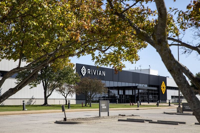 Electric truck startup company Rivian is gearing up to begin production of the automaker's inaugural line this year in the former Mitsubishi factory in Normal, Ill., on Oct. 13, 2019. (Camille Fine/Chicago Tribune/TNS)