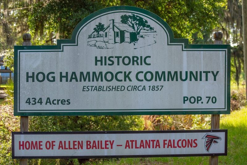 Hog Hammock is the lone town on Sapelo Island, along Georgia's coast. It was established in the 1850s by the Gullah Geechee, formerly enslaved West Africans who once worked at Sapelo’s Spalding Plantation. Today, about 40 Gullah Geechee make up the majority of Hog Hammock’s full-time residents. (Photo Courtesy of Jeffery M. Glover/ The Current GA)